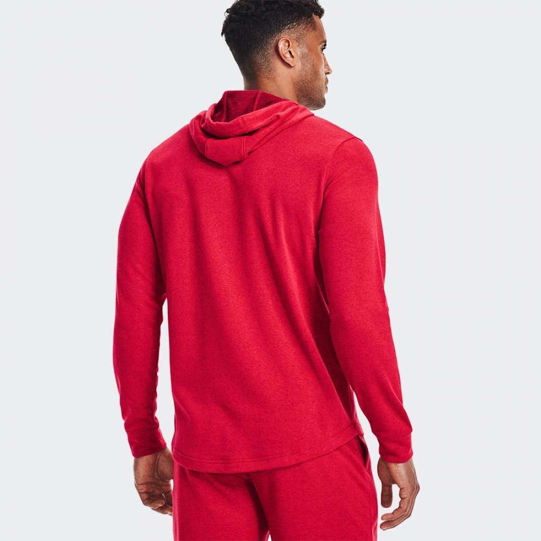 HOODIE UNDER ARMOUR UA RIVAL TRY ATHLC RED
