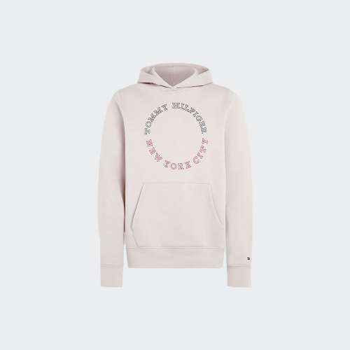HOODIE TOMMY HILFIGER MONOTYPE ROUNDALL CASHMERE CREME