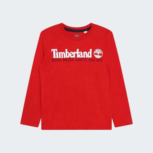 LONGSLEEVE TIMBERLAND C WIND, WATER, EARTH AND SKY RED