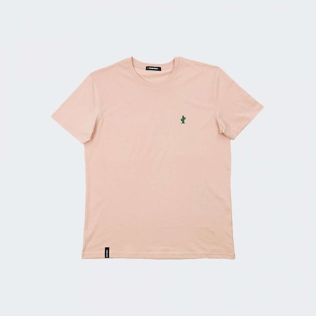 TSHIRT ORGANIC MONKEY 0100073 SALMON