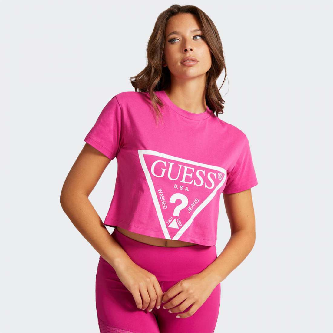 TSHIRT GUESS ADELE CROP G4A2