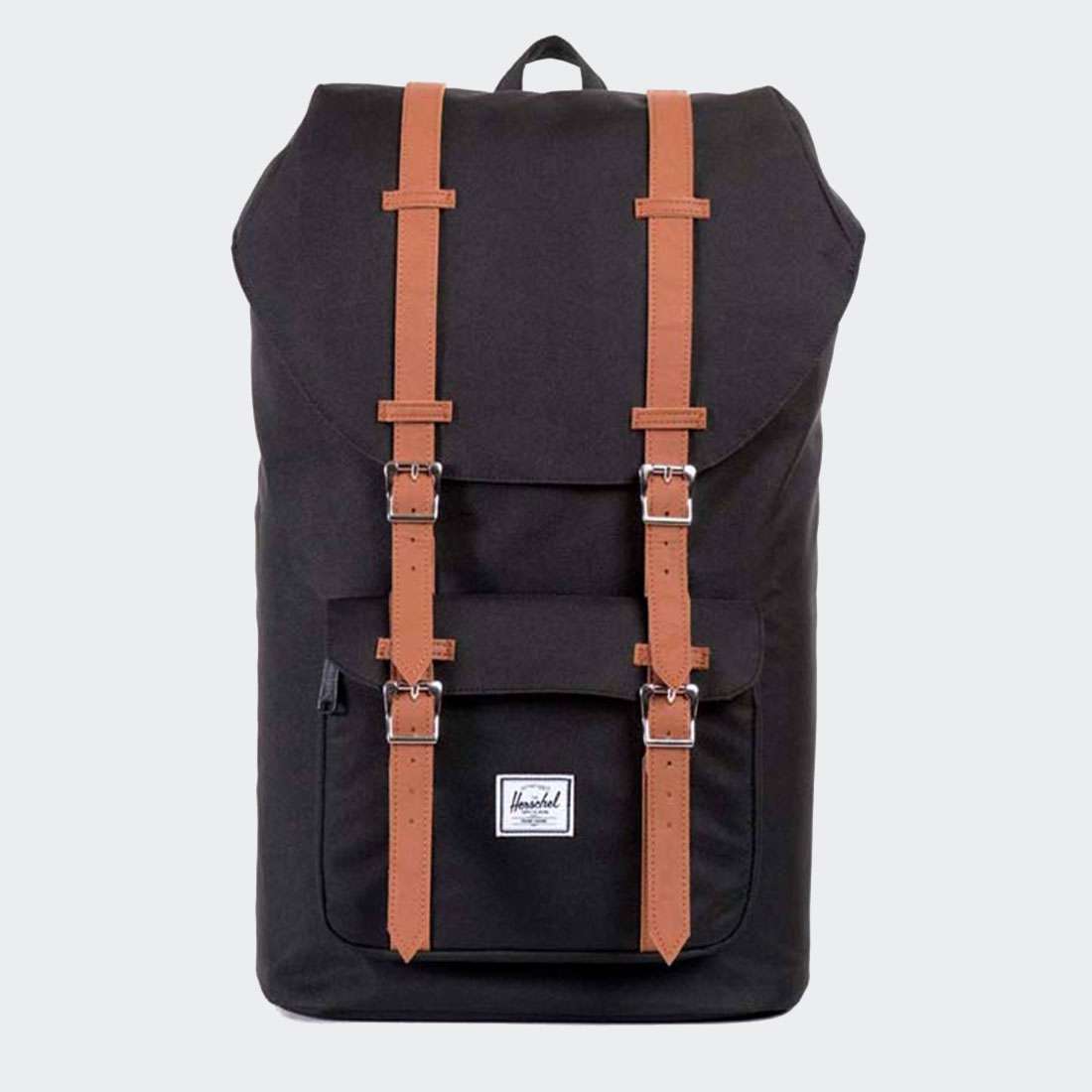 MOCHILA HERSCHEL LITTLE AMERICA BLACK/TAN