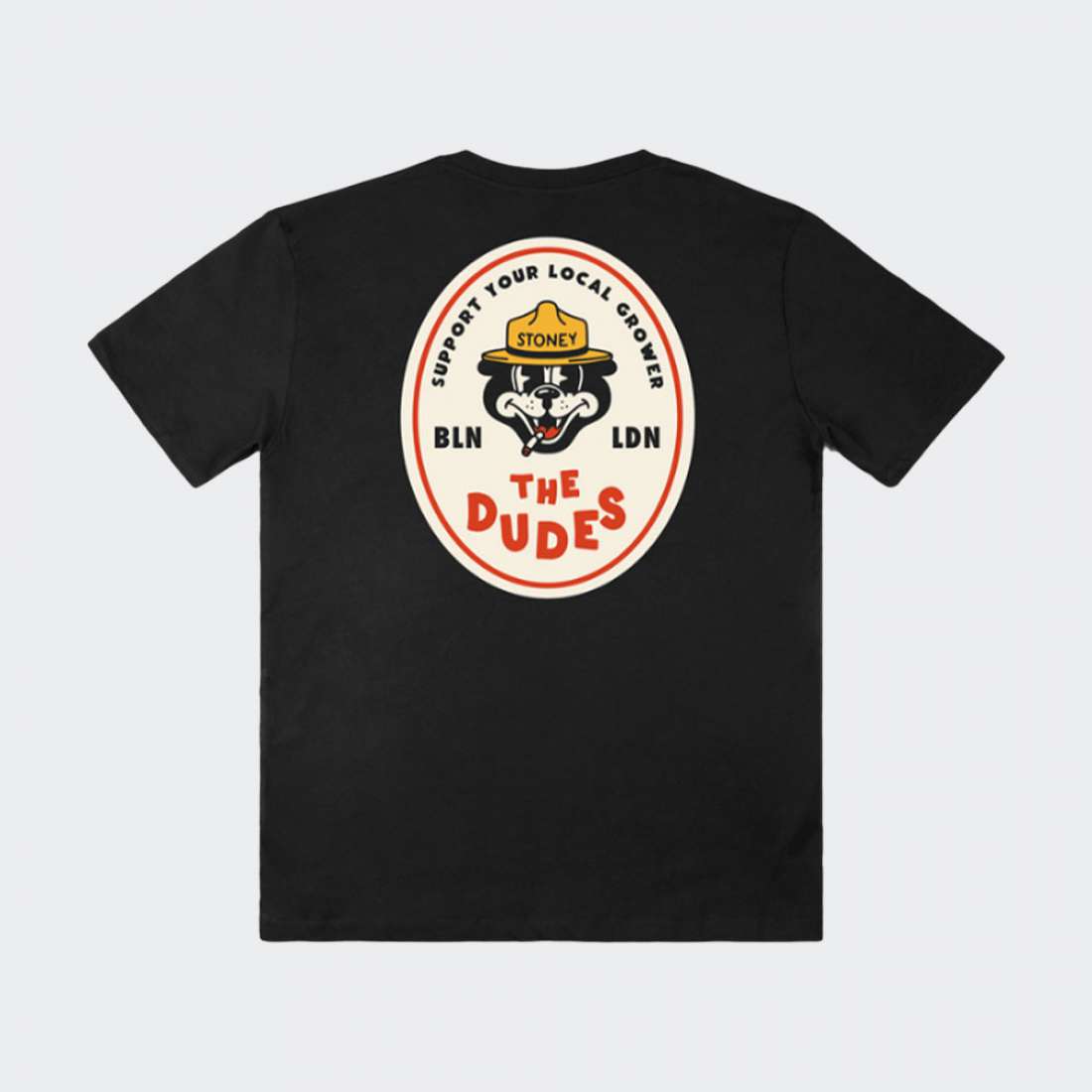 TSHIRT THE DUDES LOCAL GROWER BLACK