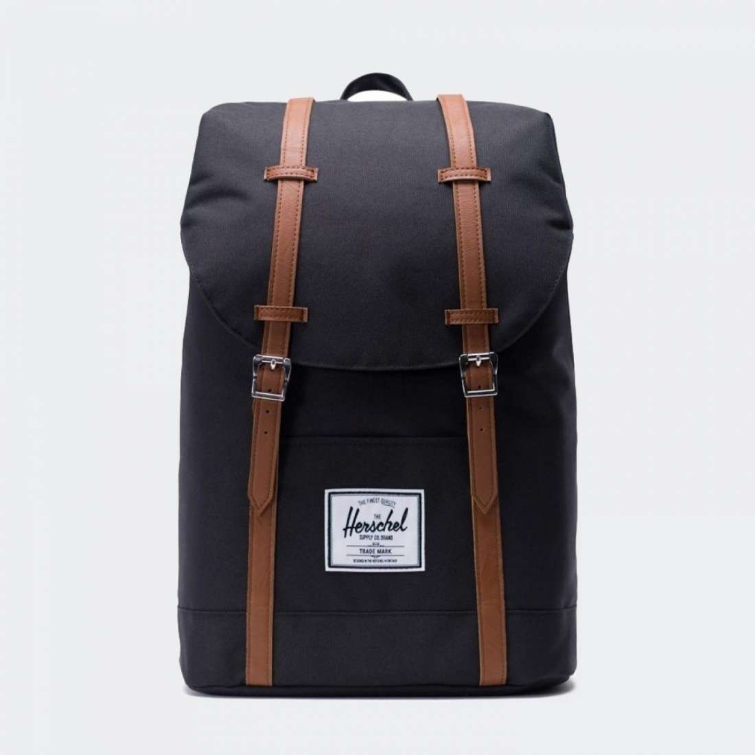 MOCHILA HERSCHEL RETREAT BLACK/LEATHER