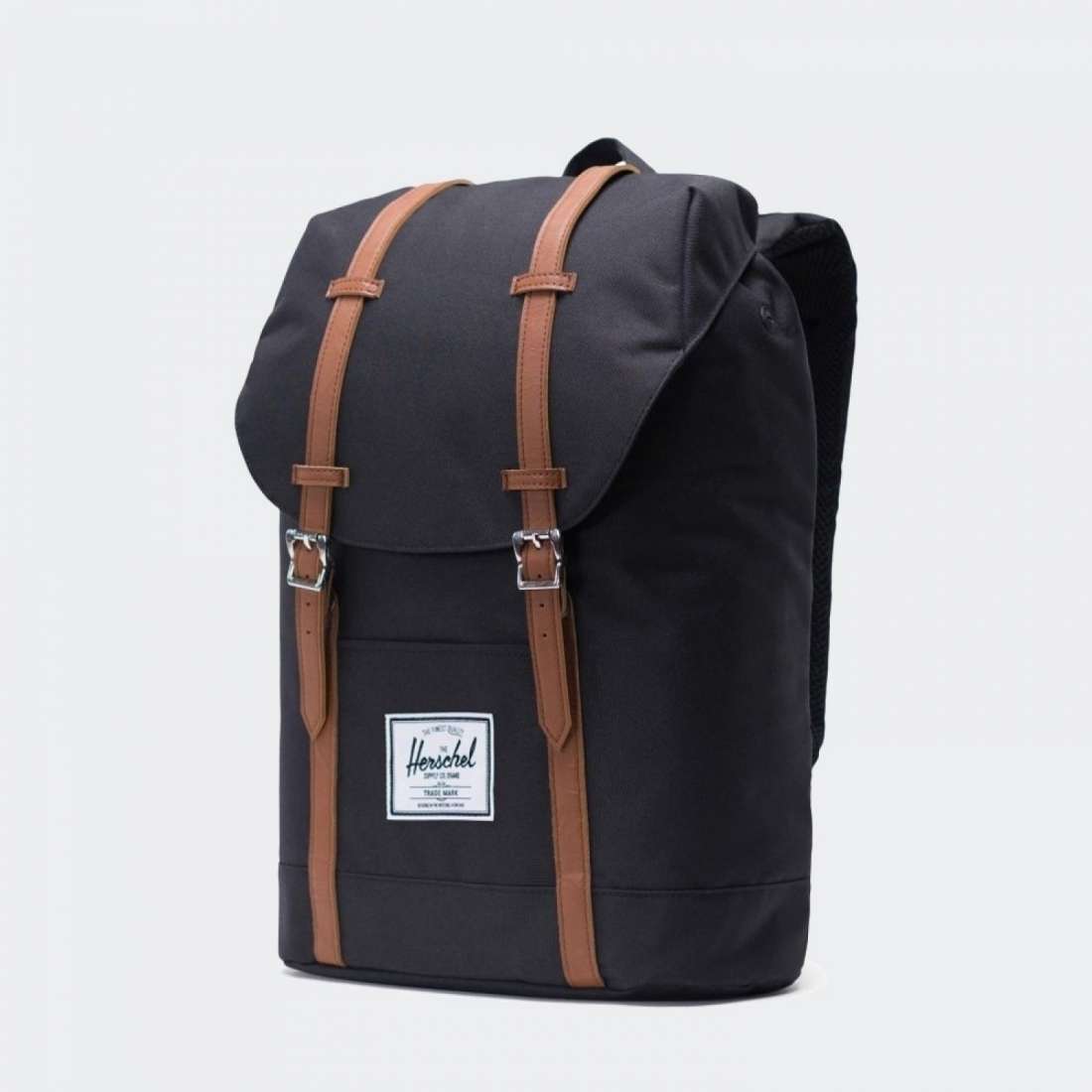 MOCHILA HERSCHEL RETREAT BLACK/LEATHER