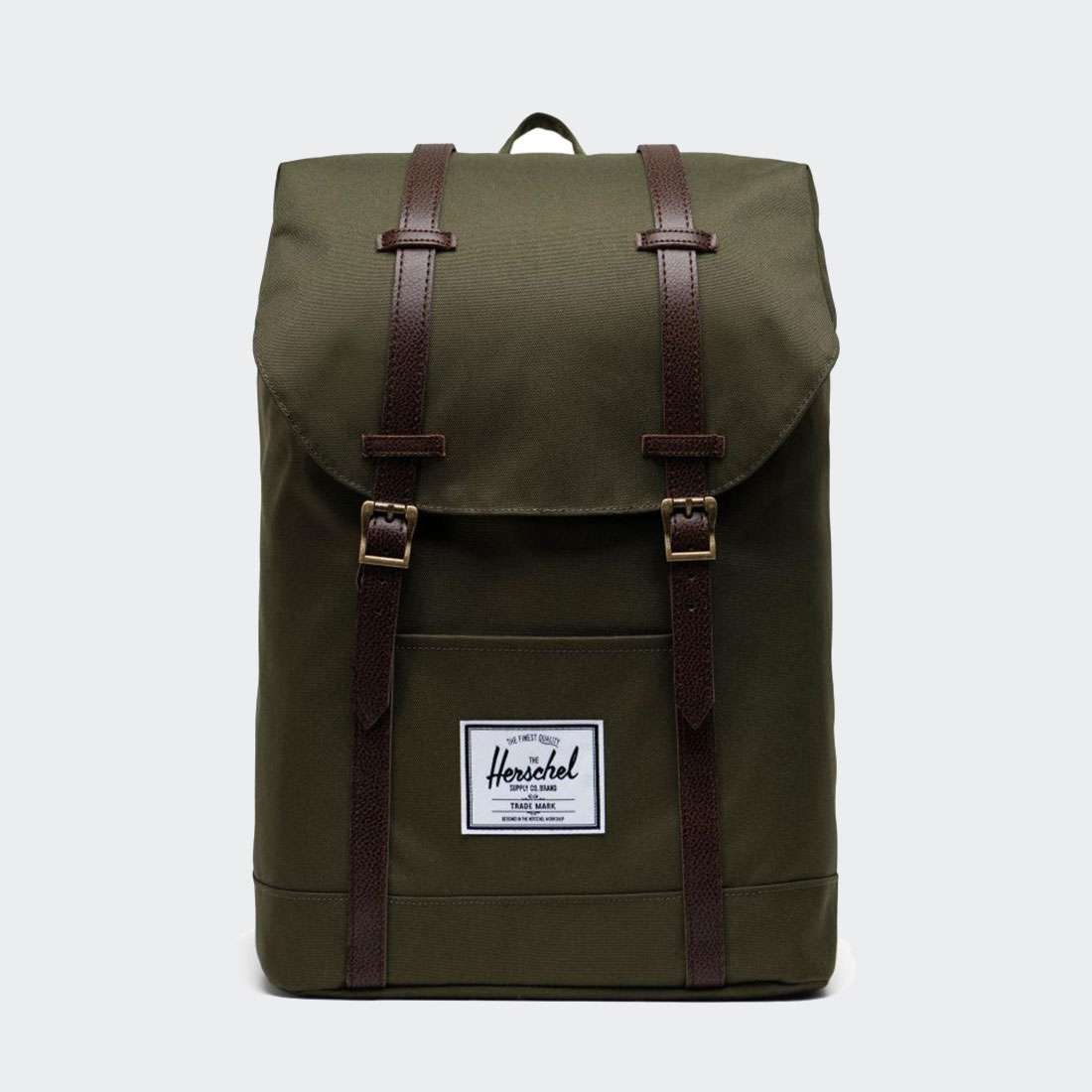 MOCHILA HERSCHEL RETREAT IVY GREEN/CHICORY COFFEE