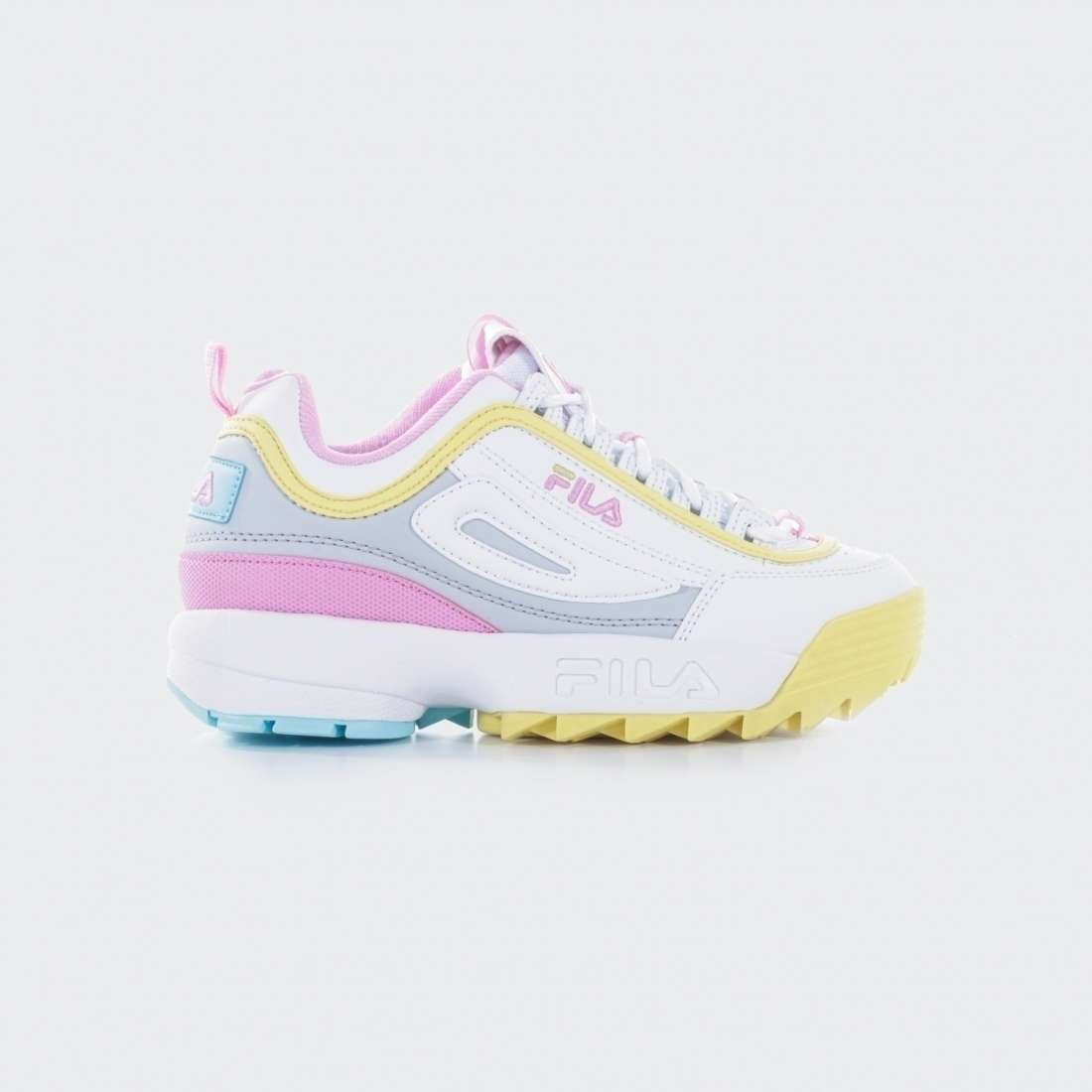 FILA DISRUPTOR LOW CB WHITE/LIME LIGHT