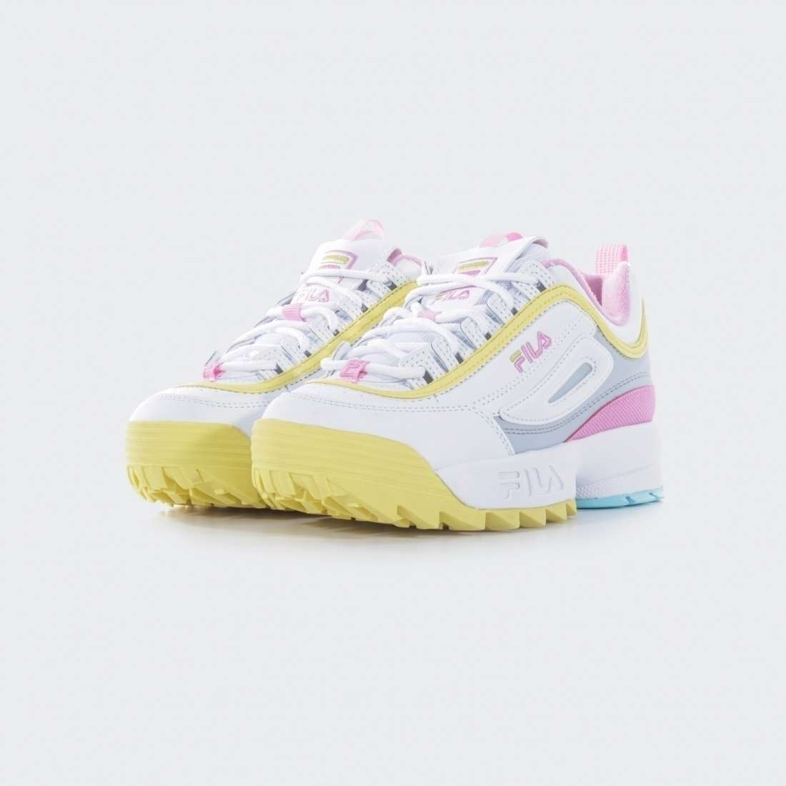 FILA DISRUPTOR LOW CB WHITE/LIME LIGHT