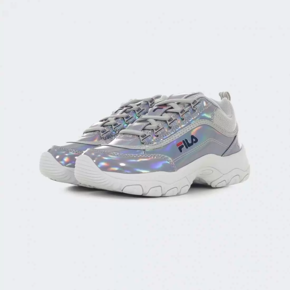 FILA STRADA LOW SILVER