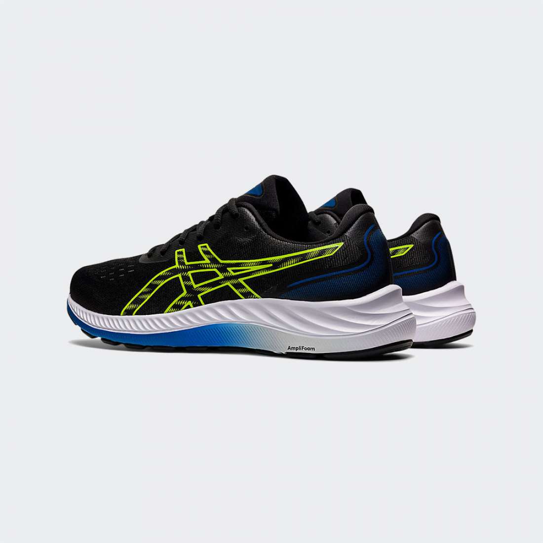 ASICS GEL EXCITE 9 BLACK/HAZARD GREEN