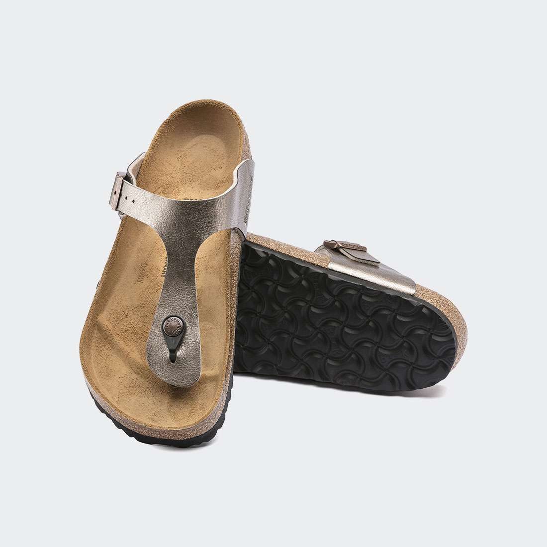 SANDÁLIAS BIRKENSTOCK GIZEH TAUPE/GRACEFUL