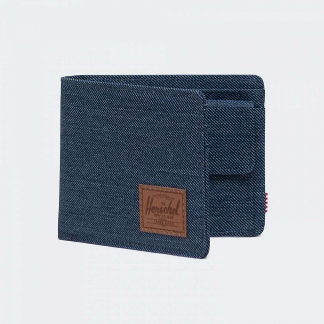 CARTEIRA HERSCHEL ROY INDIGNO DENIM/BROWN