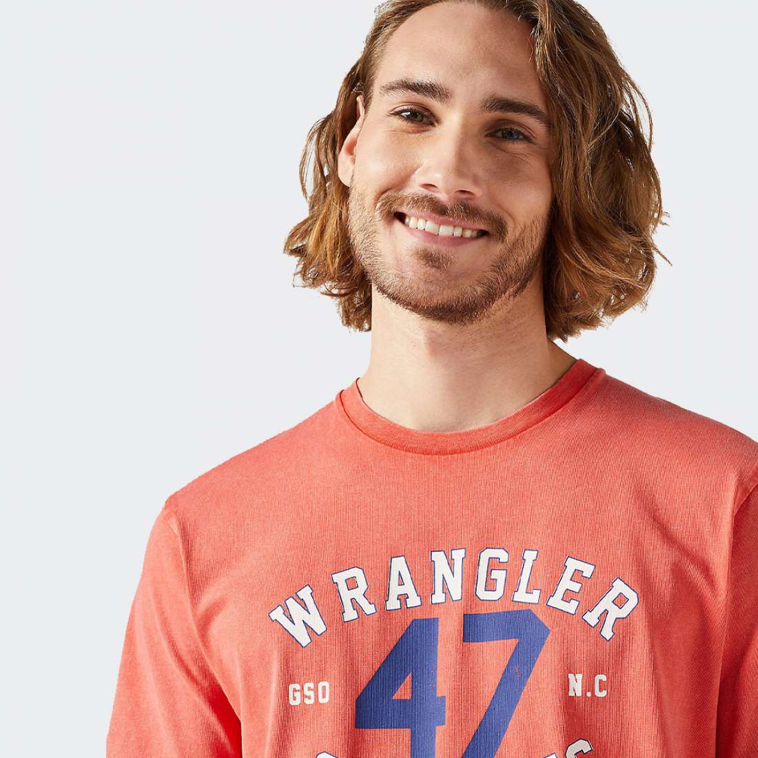 TSHIRT WRANGLER GRAPHIC BURNT SIENNA