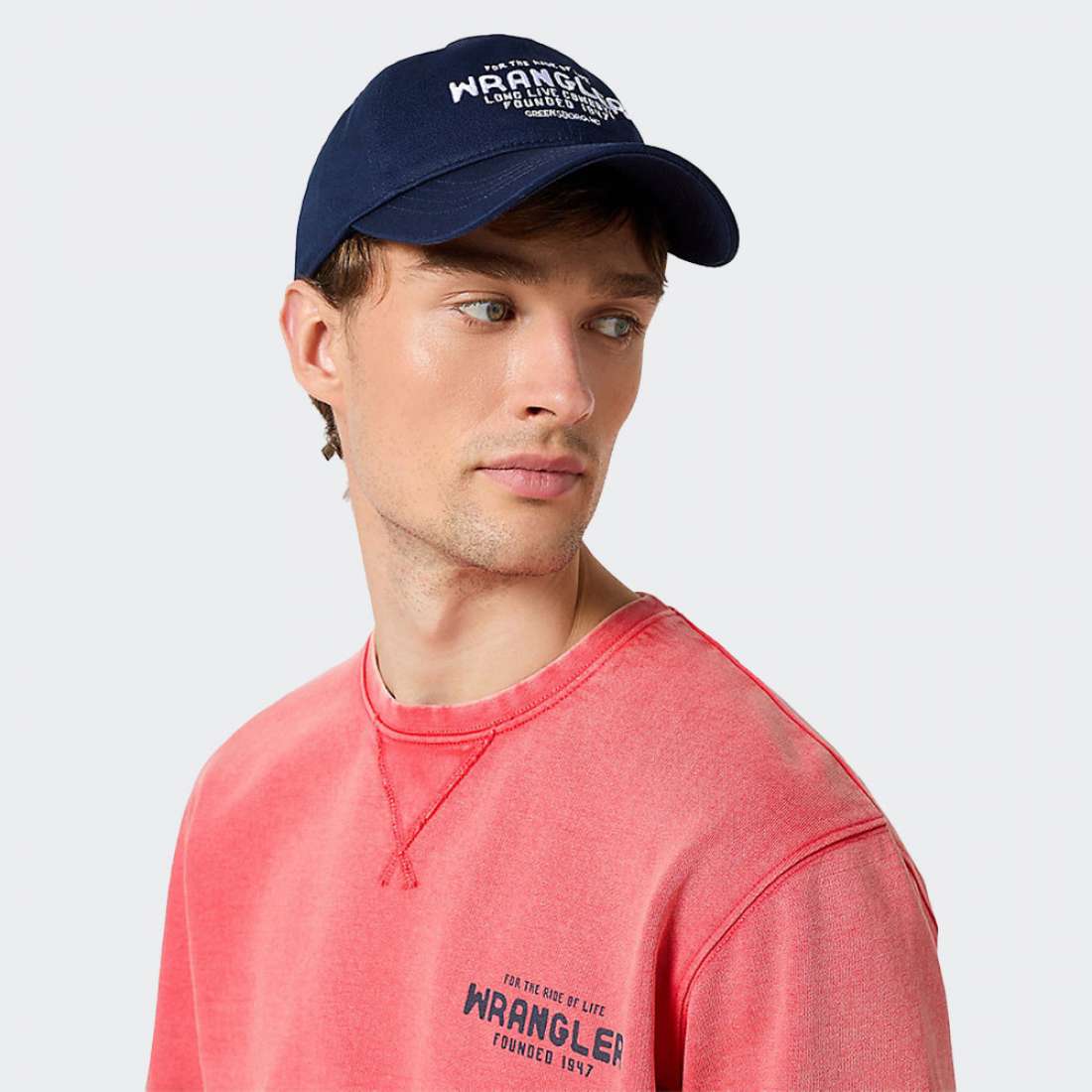 BONÉ WRANGLER LOGO NAVY