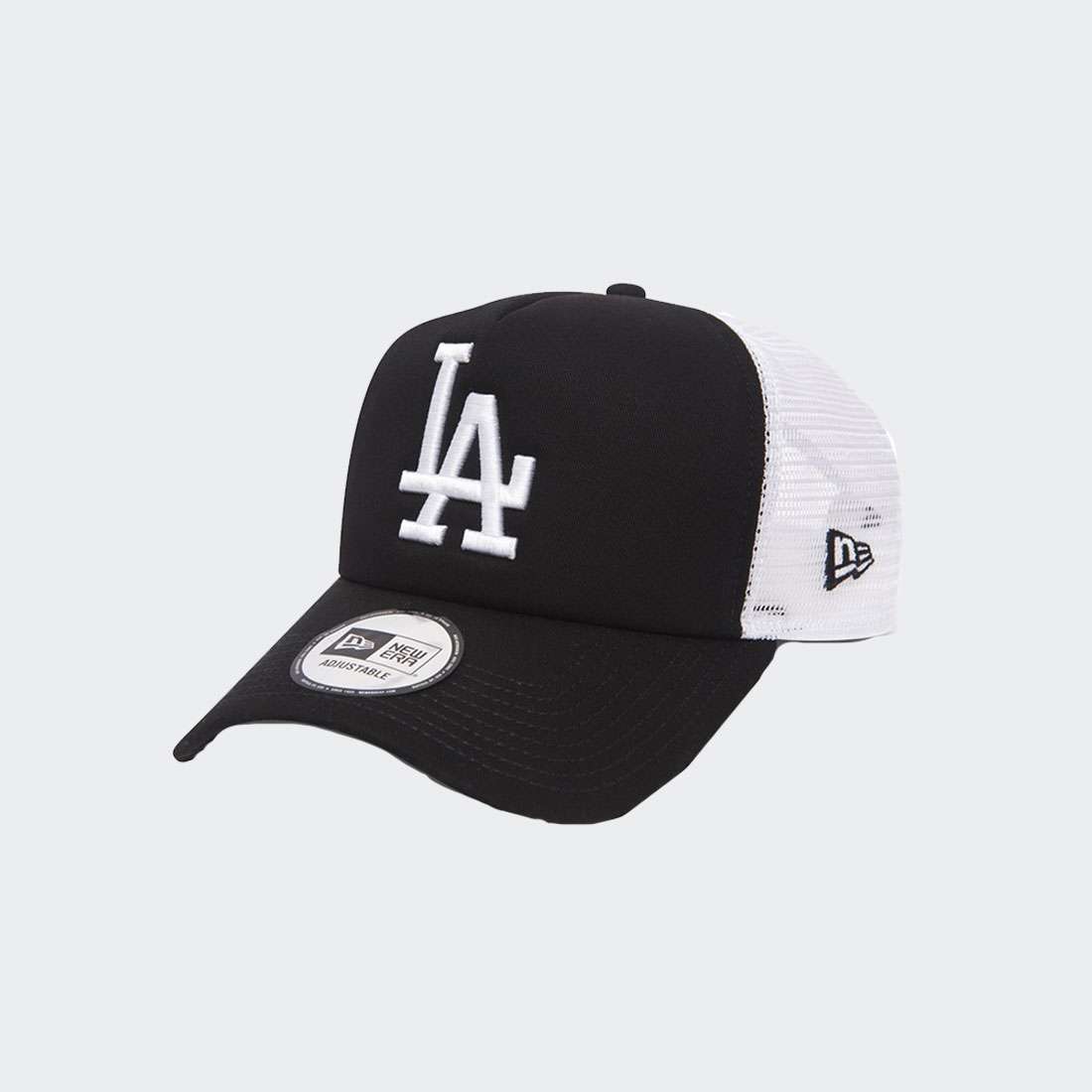 BONÉ NEW ERA LOS ANGELES DODGERS CLEAN TRUCKER BLACK/WHITE