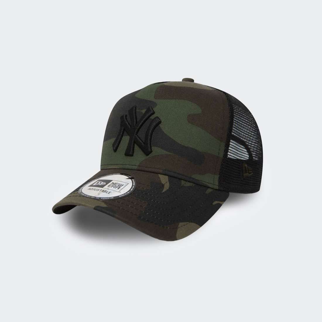 BONÉ NEW ERA NEW YORK YANKEES CLEAN TRUCKER BLACK/CAMO