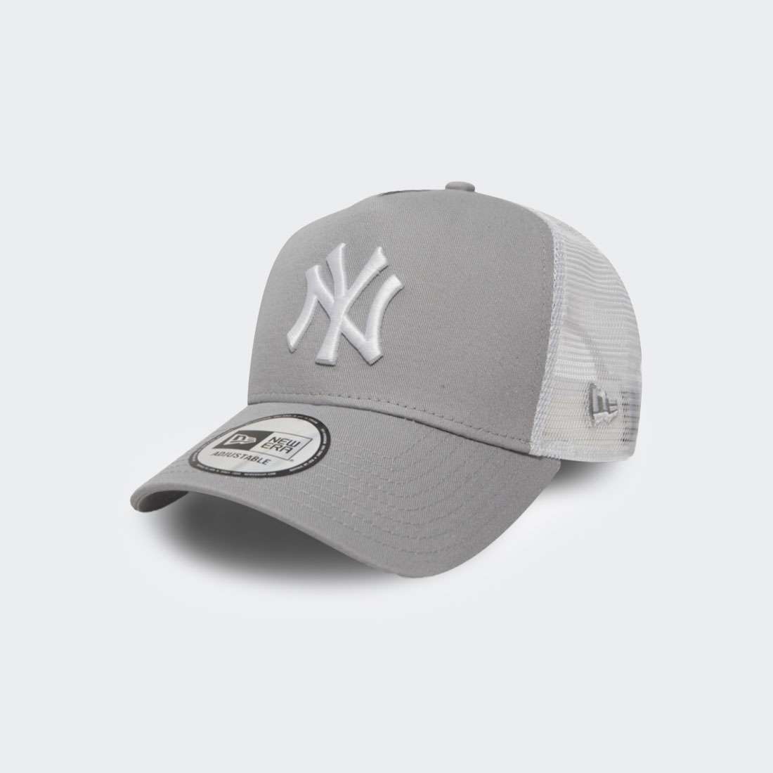 BONÉ NEW ERA NEW YORK YANKEES CLEAN TRUCKER GREY/WHITE