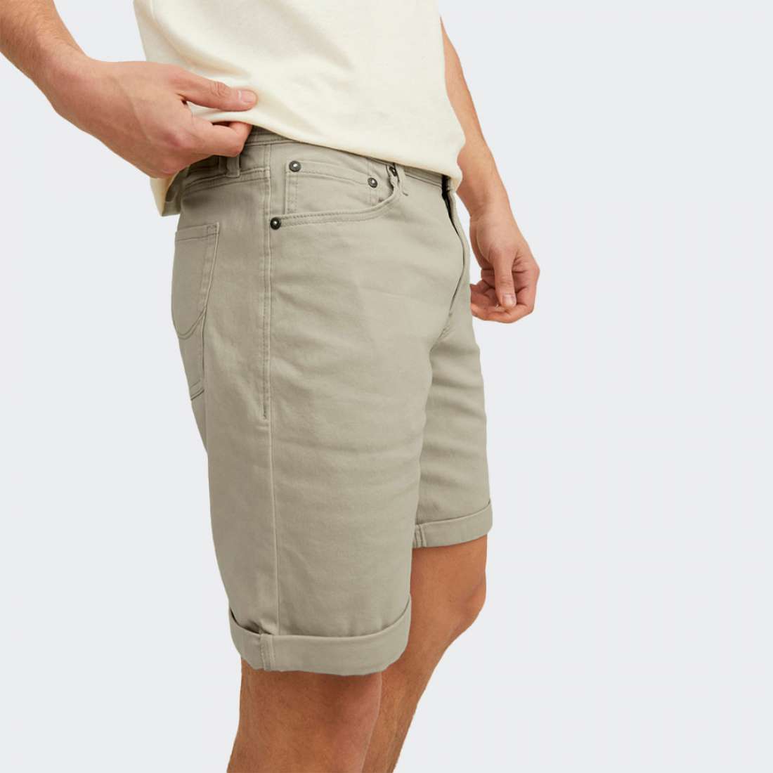 CALÇÕES JACK & JONES REGULAR FIT OXFORD TAN