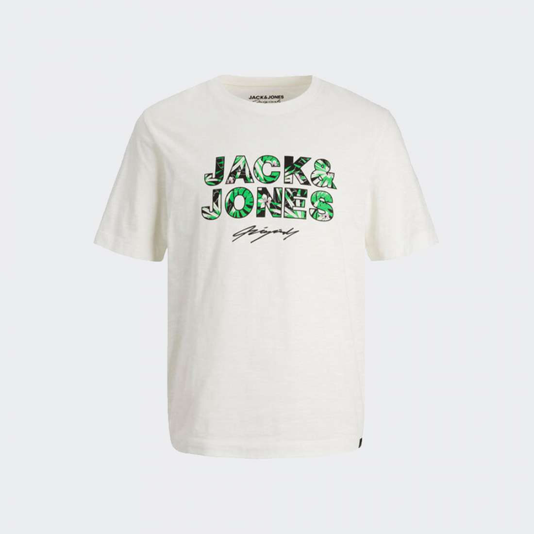 TSHIRT JACK & JONES TULUM BRANDING CLOUD DANCER