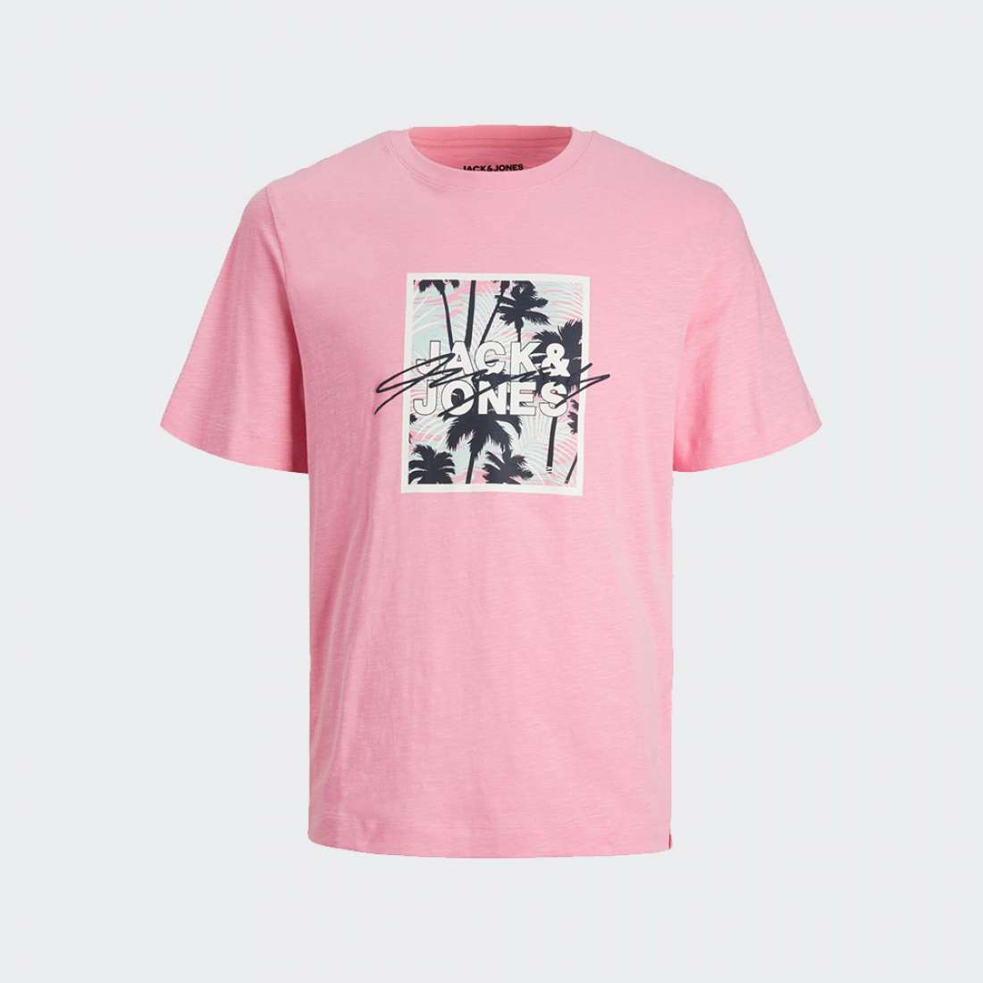 TSHIRT JACK & JONES TULUM BRANDING PRISM PINK