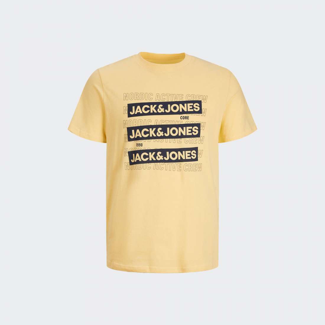 TSHIRT JACK & JONES JCOSPIRIT PALE BANANA