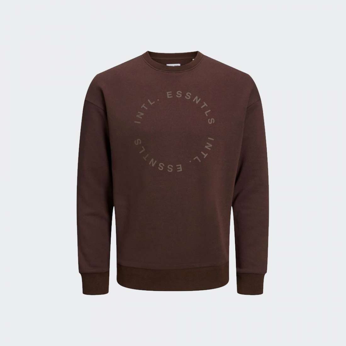 SWEATSHIRT JACK & JONES OKI SEAL BROWN