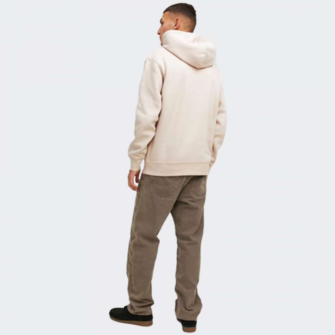 HOODIE JACK & JONES JORVESTERBRO MOONBEAM