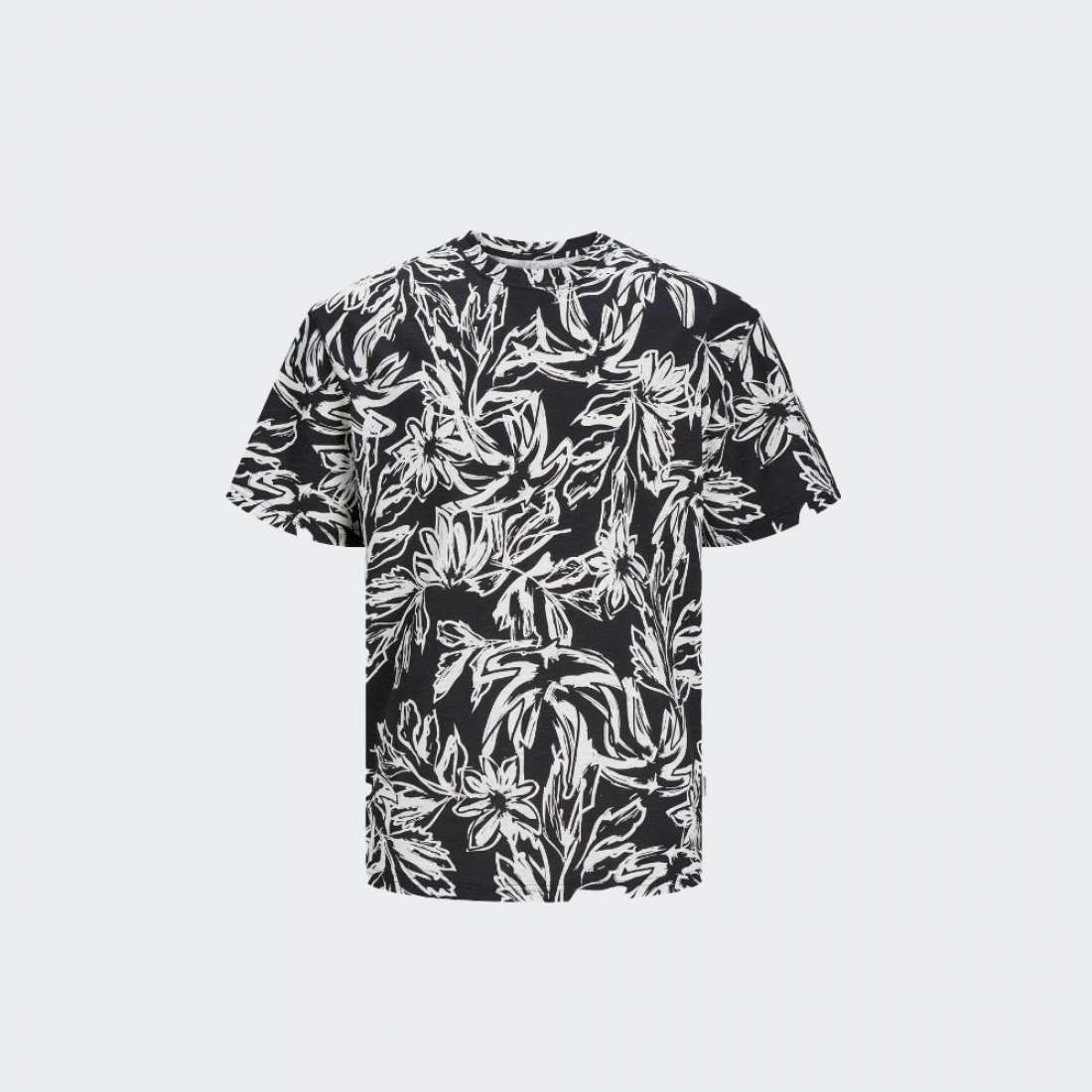 TSHIRT JACK & JONES JORLAFAYETTE AOP BLACK