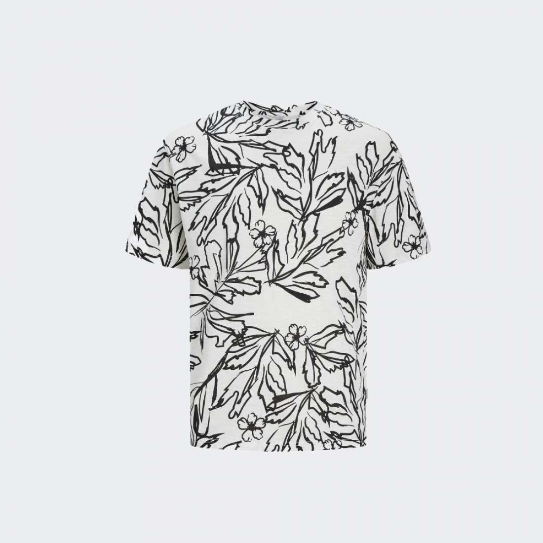 TSHIRT JACK & JONES JORLAFAYETTE AOP CLOUD DANCER