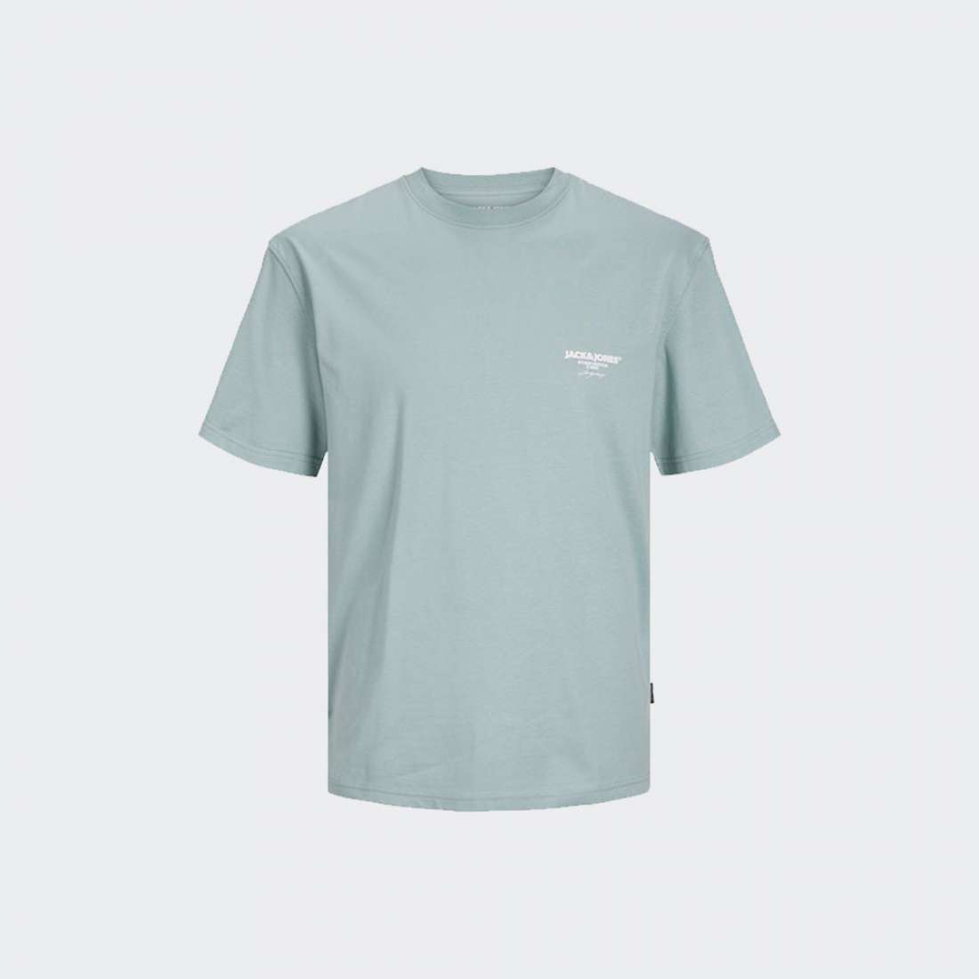 TSHIRT JACK & JONES JORBORA BRANDING GRAY MIST