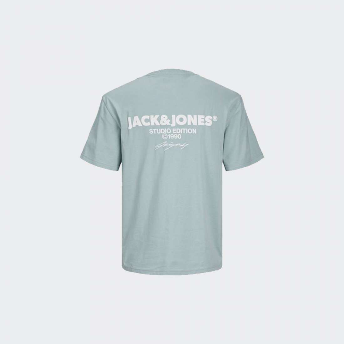 TSHIRT JACK & JONES JORBORA BRANDING GRAY MIST