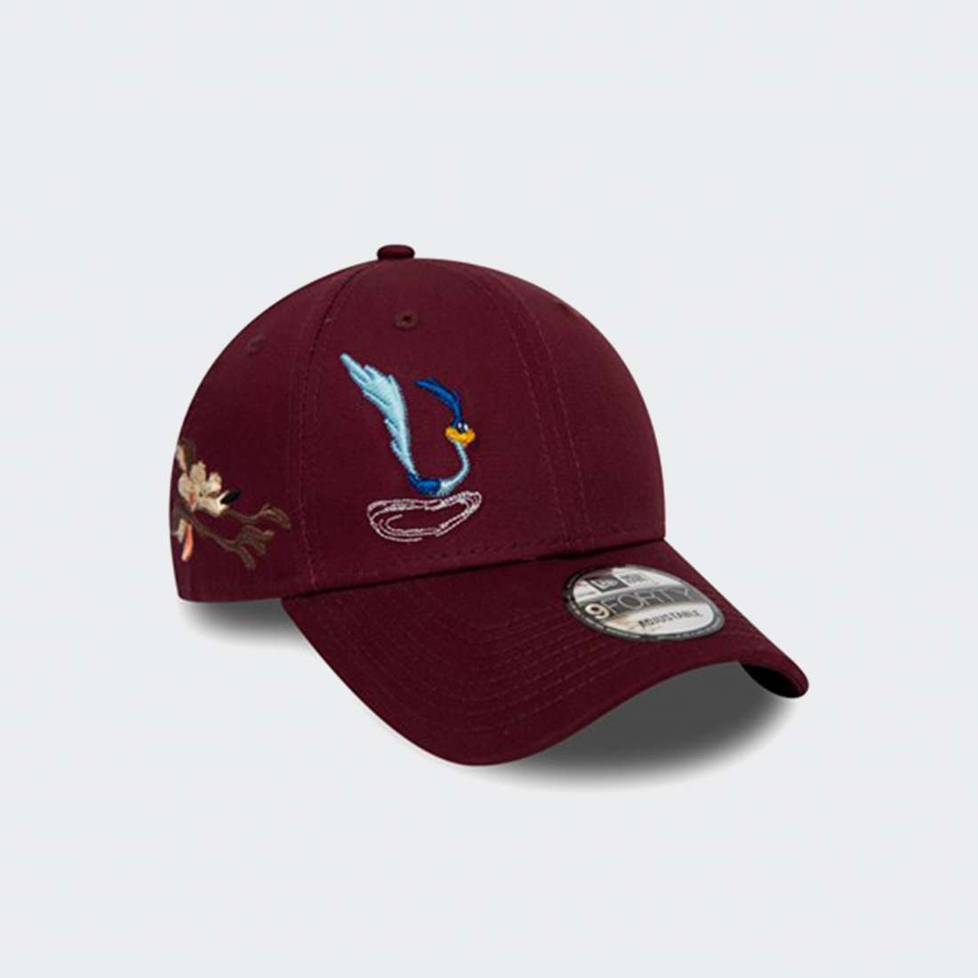 BONÉ NEW ERA 940 LOONEY TUNES ROADRUNNER BORDEAUX