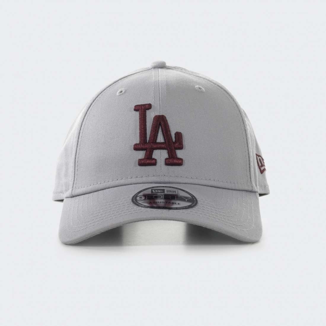 BONÉ NEW ERA LOS ANGELS DODGERS GREY/BORDEAUX