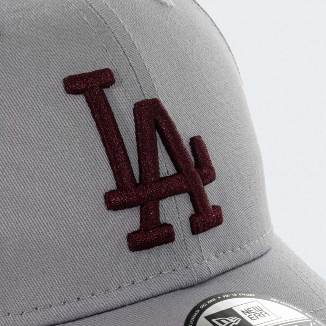 BONÉ NEW ERA LOS ANGELS DODGERS GREY/BORDEAUX