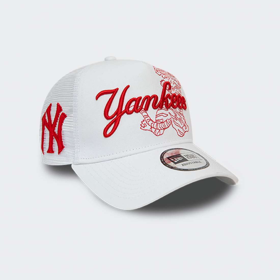 BONÉ TRUCKER NEW ERA NEW YORK YANKEES WHITE