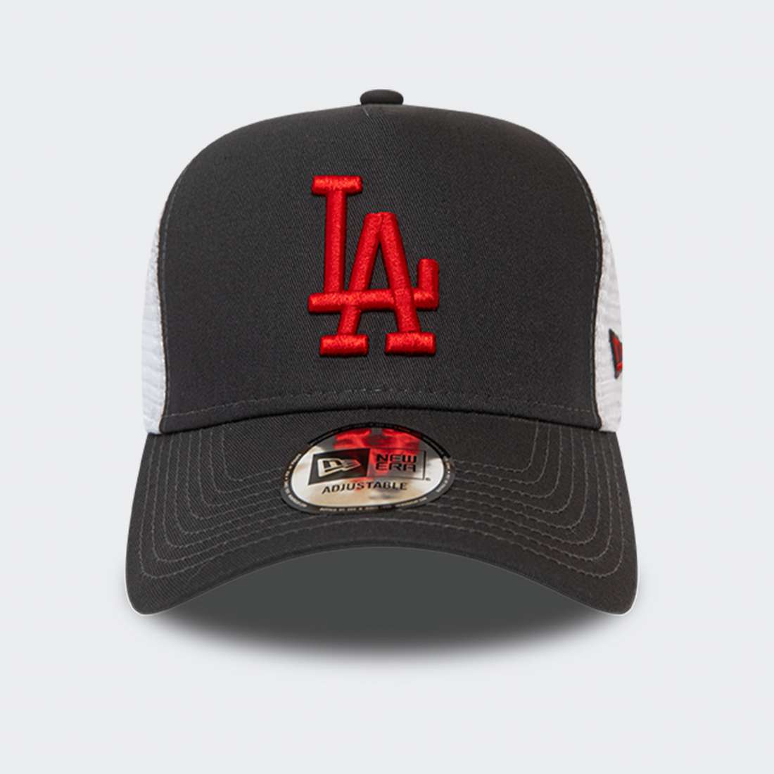 BONÉ TRUCKER NEW ERA LOS ANGELES DODGERS GREY