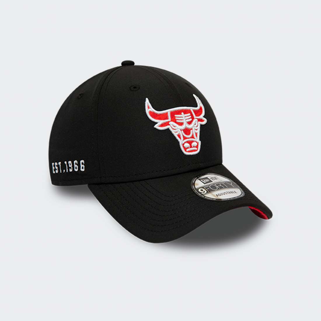 BONÉ NEW ERA 940 CHICAGO BULLS BLACK/RED