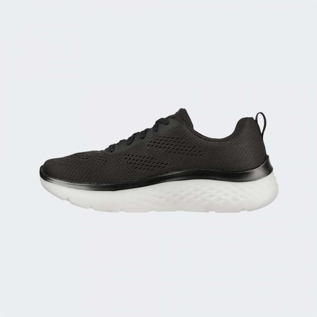 SKECHERS GO WALK HYPER BURST BLACK/WHITE