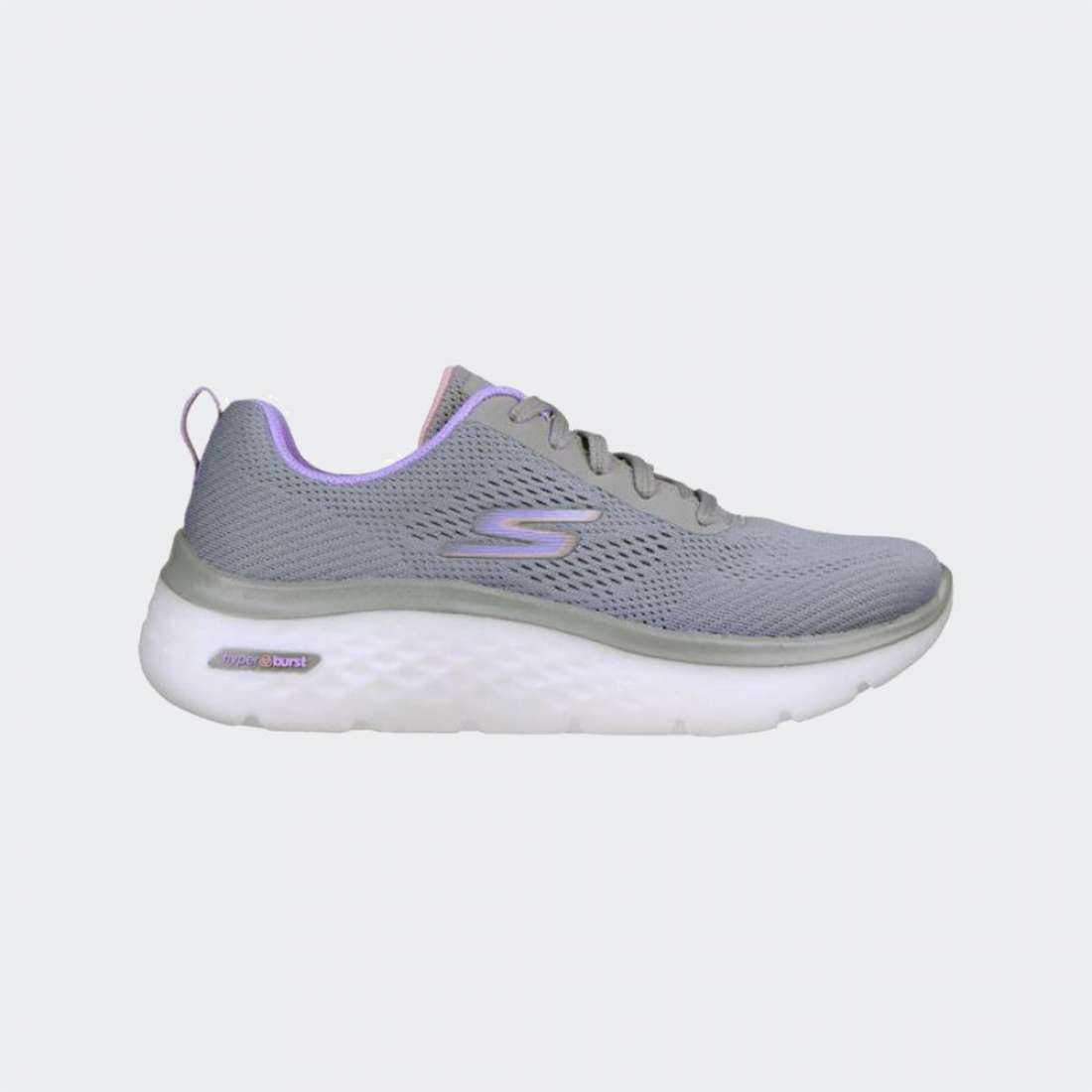 SKECHERS HYPER BURST GREY/VIOLET