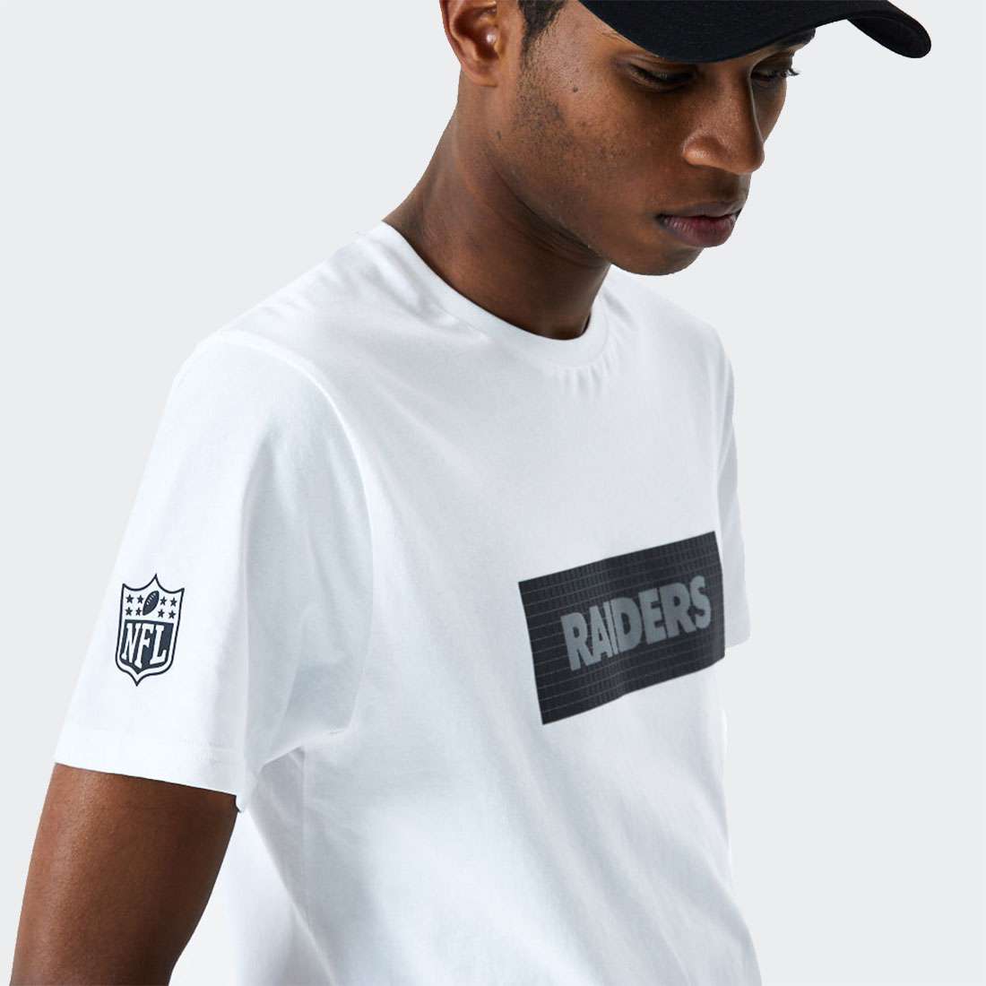 T-SHIRT NEW ERA LA RAIDERS PRINT BOX WHITE