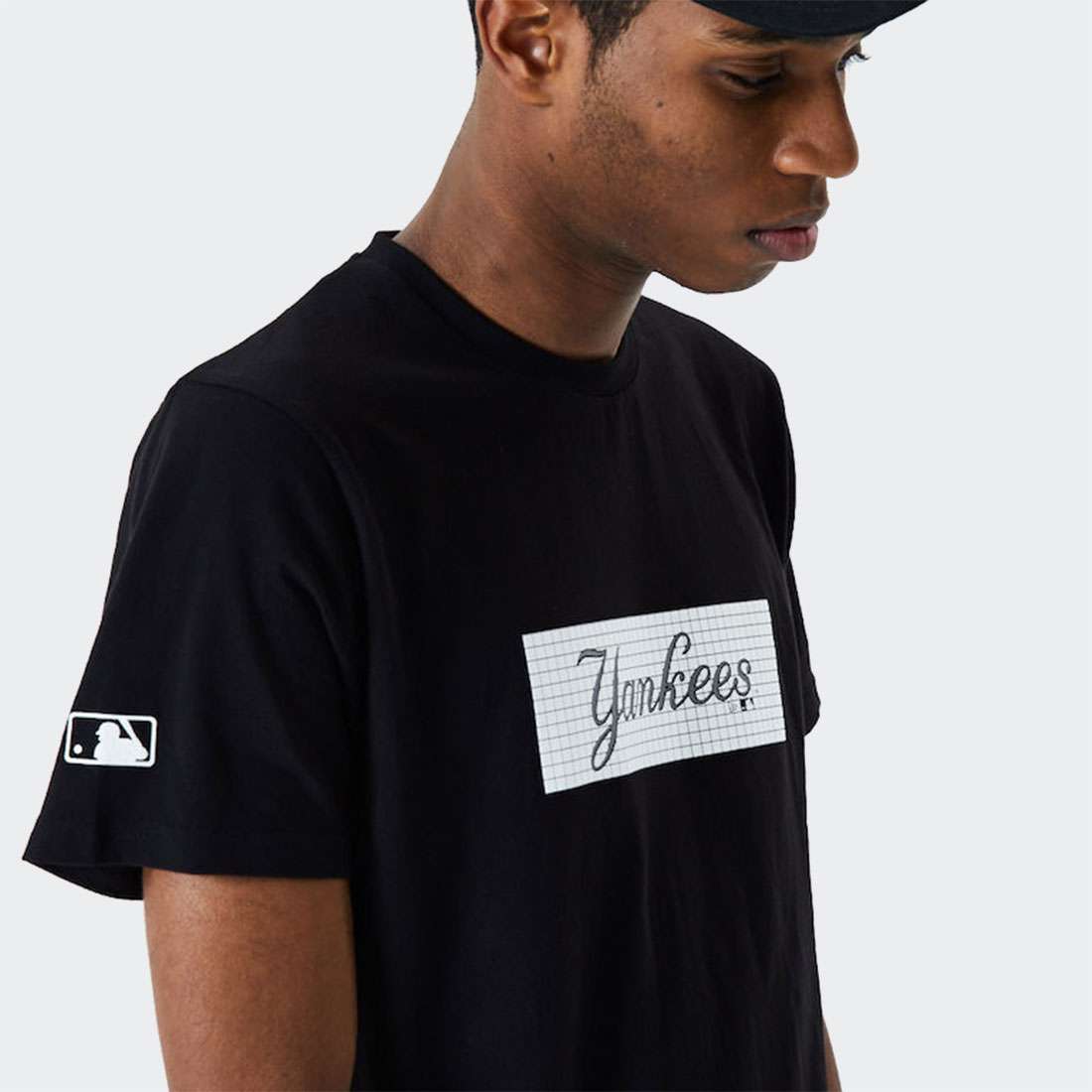 T-SHIRT NEW ERA NEW YROK YANKEES PRINT BOX BLACK