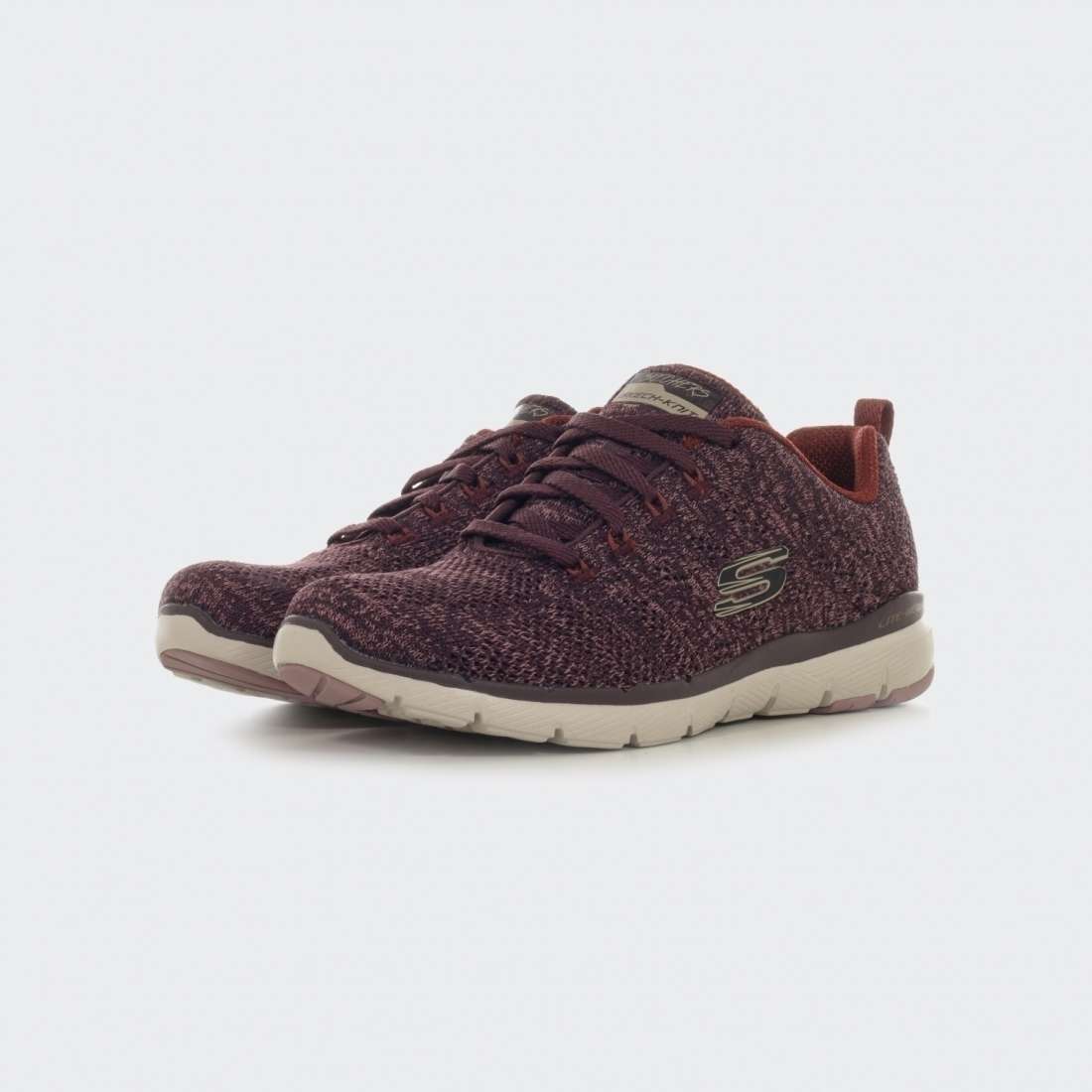 SKECHERS FLEX APPEAL 3.0 HIGH TIDES BORDEAUX