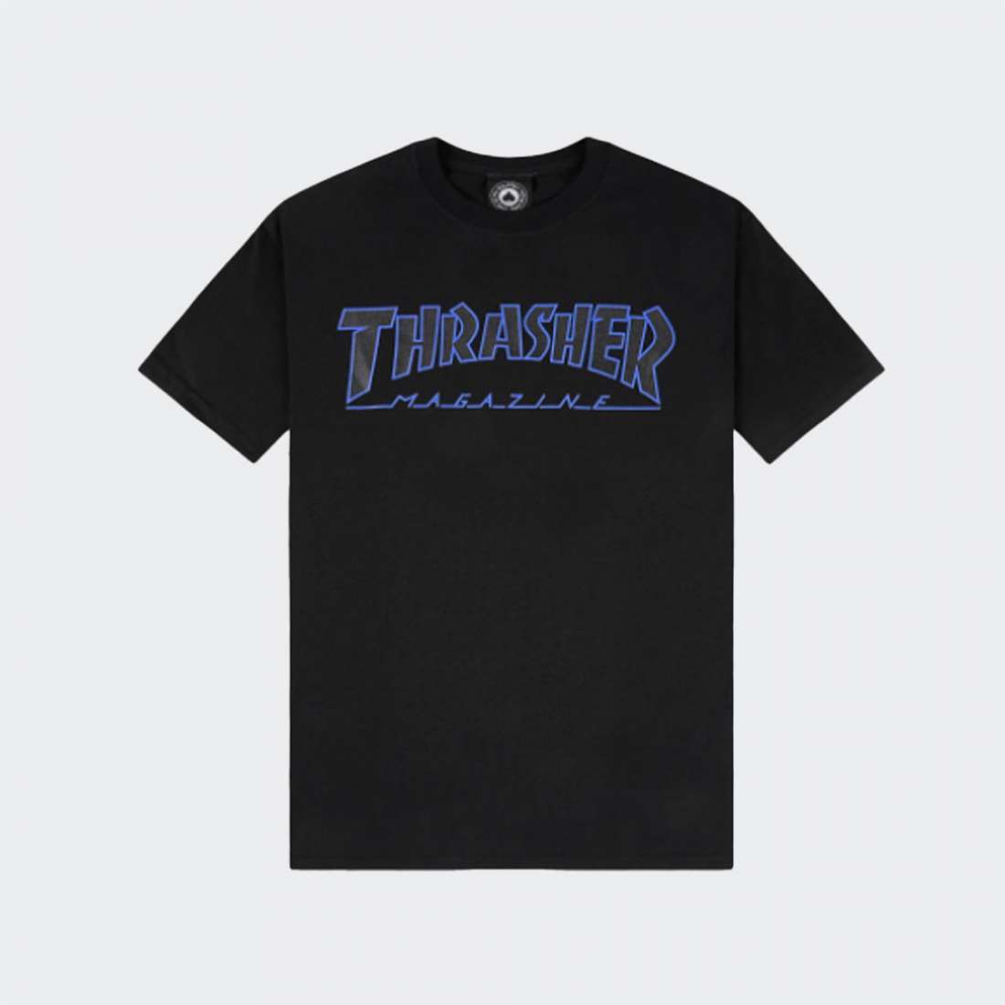 T-SHIRT THRASHER OUTLINED BLACK