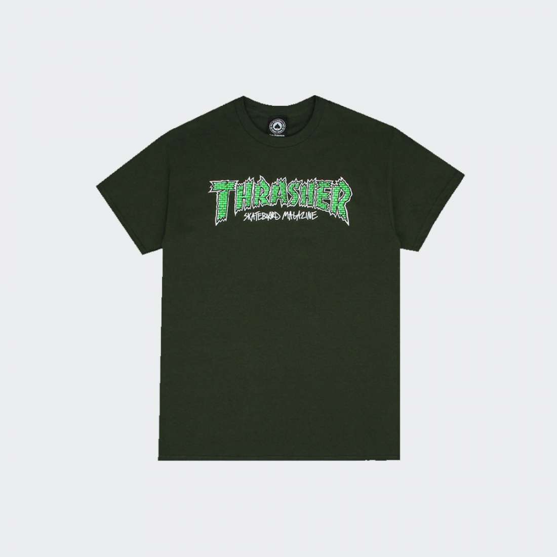 TSHIRT THRASHER BRICK GREEN