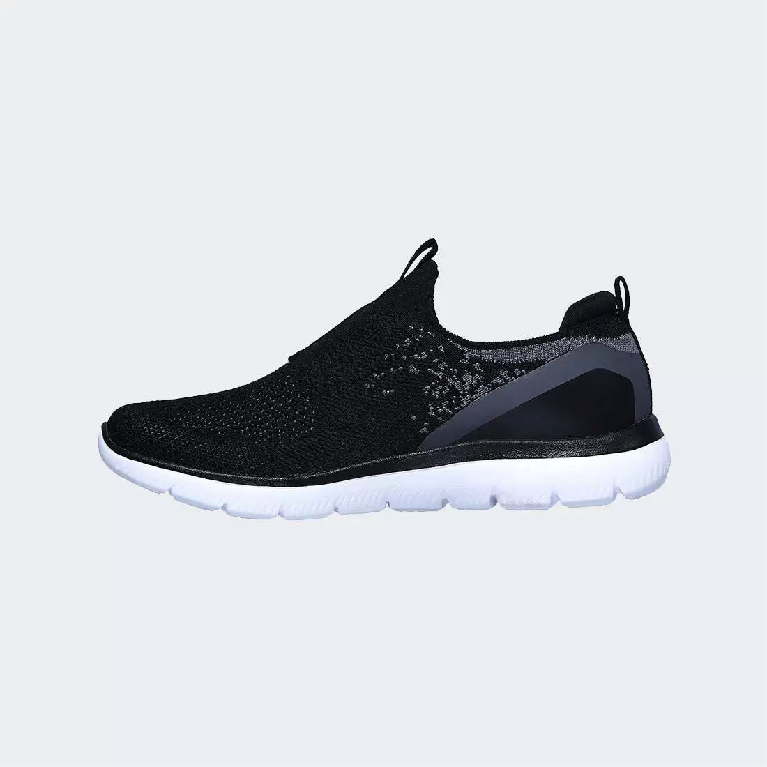 SKECHERS SUMMITS DAILY FLOURISH BLACK