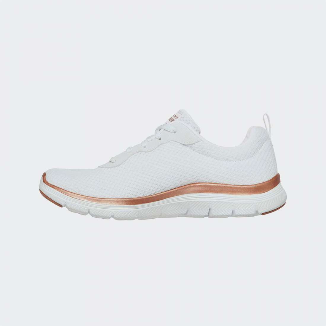 SKECHERS FLEX APPEAL 4.0 W WHITE/GOLD