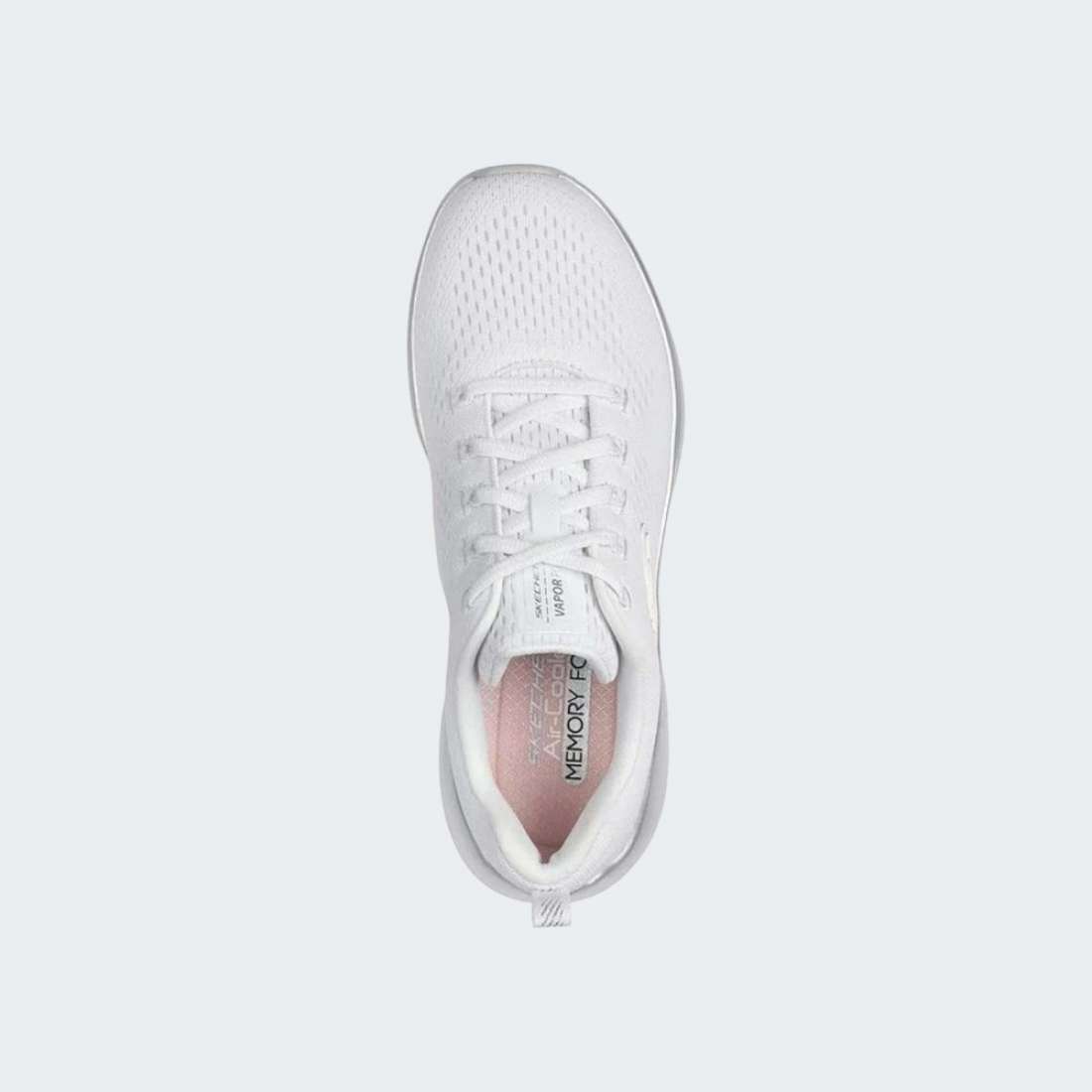 SKECHERS VAPOR FOAM WHITE/SILVER