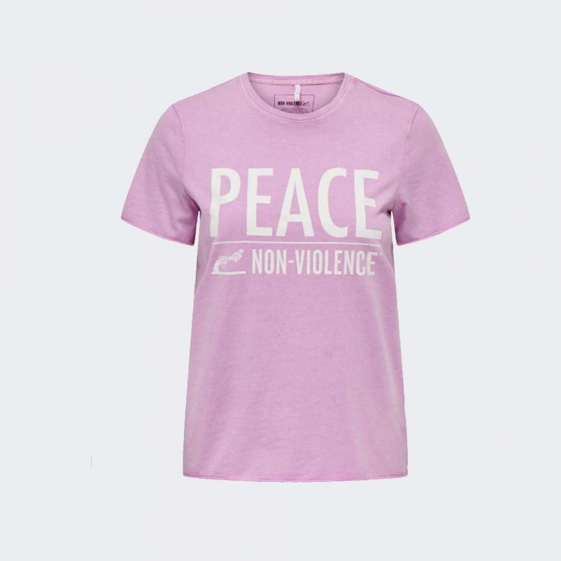TSHIRT ONLY NON VIOLENCE MULHER ORCHID BOUQUET