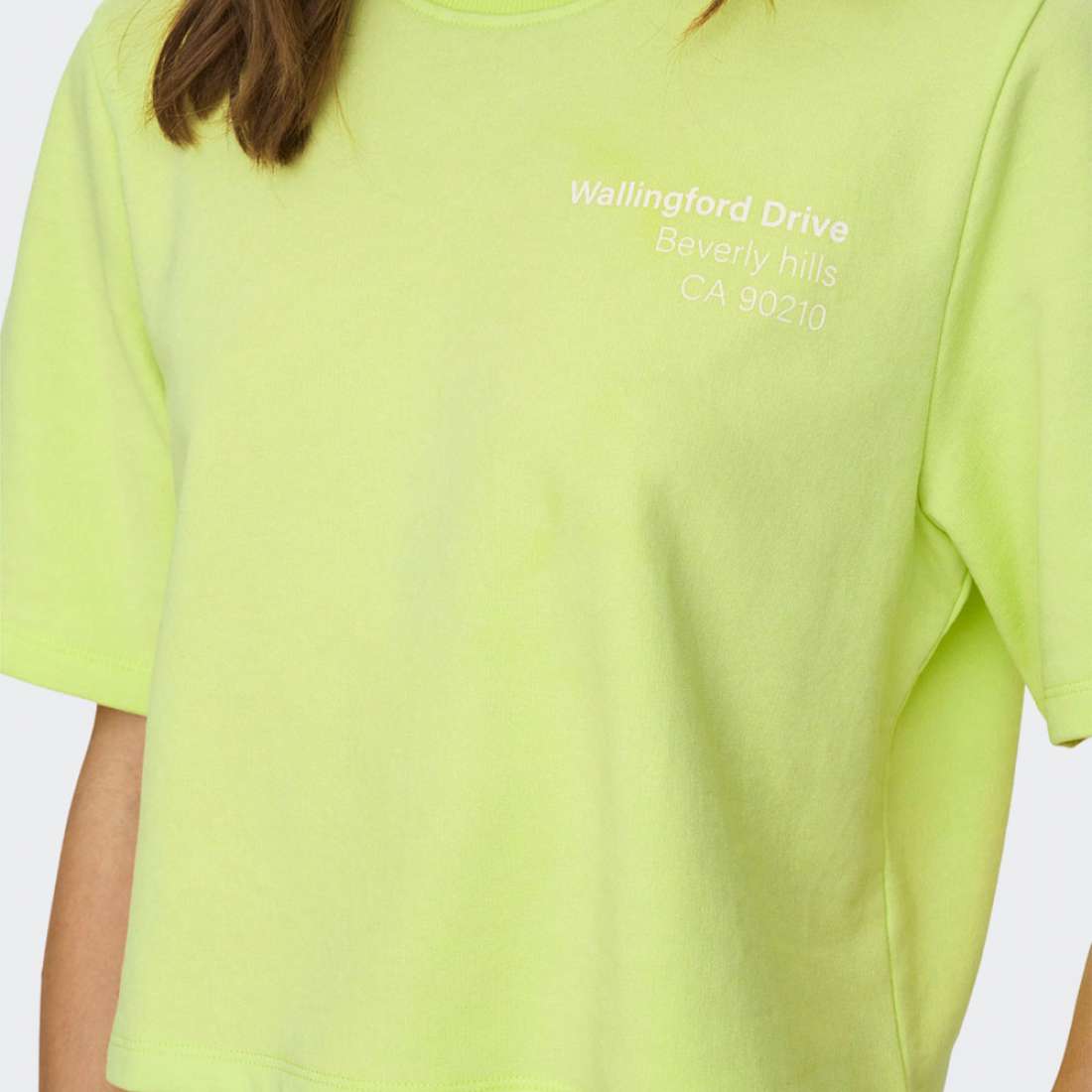 TSHIRT ONLY SASJA SUNNY LIME