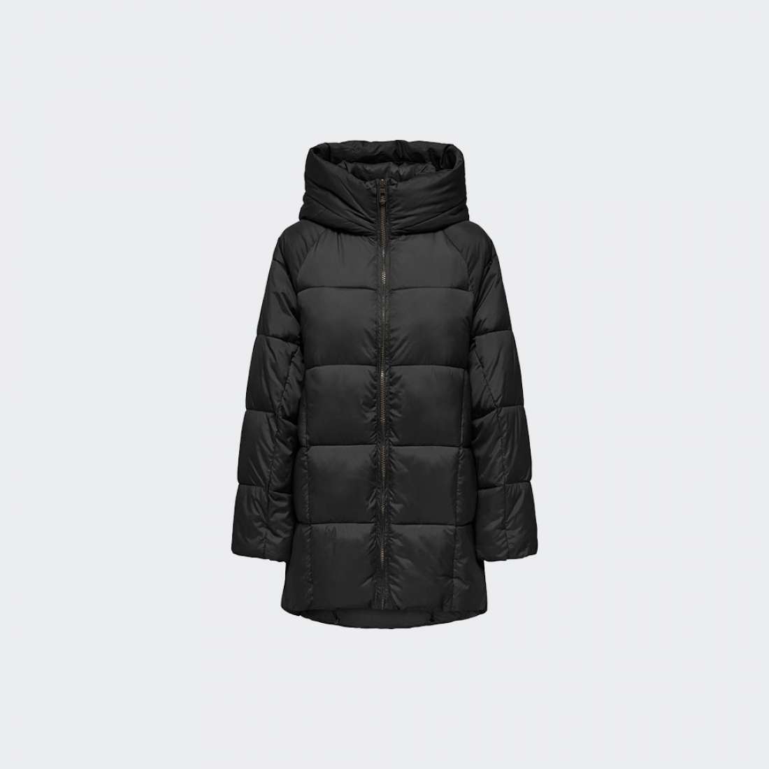 BLUSÃO ONLY ASTA OVERSIZE PUFFER BLACK